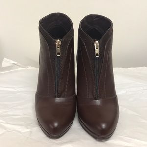 Nine West brown ankle booties size 8.5M